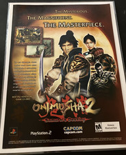 Onimusha 2: Samurai's Destiny - Vintage Gaming Print Ad / Poster / Wall Art MINT picture