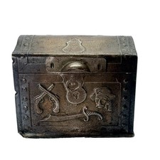 Vintage Treasure Chest Coin Box picture