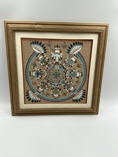 Navajo Sand Painting ‘Yei-be-chai” Artist Rosabelle Ben 1997 (Signed) picture