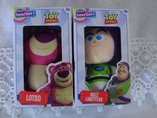 Micro Teenies Plush Toy Story Lot of 2, Lotso & Buzz LIGHTYEAR NEW in Boxes picture