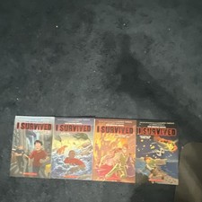 Scholastic I Survived Graphic Novels Lot of 4 TPB by Lauren Tarshis Color picture