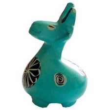 Cute soapstone blue giraffe  picture