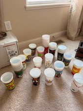 Lot of 31 Vintage Promo Plastic Cups McDonald's KFC MTV Jurassic Park AMC + picture