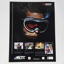 Arctic Thunder PS2 Xbox Midway Start Finish Print Ad/Poster Official Promo Art picture