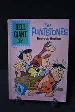 The Flintstones Dell Giant #48 Bedrock Bedlam Vintage Hanna-Barbera Comic Book picture