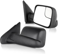 Pair Tow Mirrors Fit for Dodge for Ram 1500 2002-2008 Pickup Truck picture