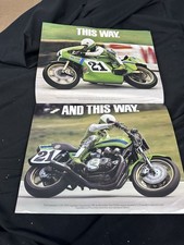 Vintage Edddie Lawson AMA Kawasaki National Champion 2 Way Poster picture