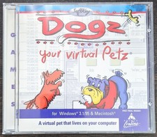 DOGZ America Online Collectible / Install Disc, AOL CD Your Virtual Pets Game picture