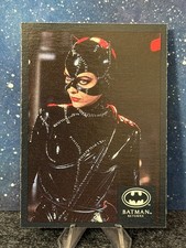 1992 O-Pee-Chee Batman Returns Insert Card #D Catwoman Michelle Pfeiffer 🦇 picture