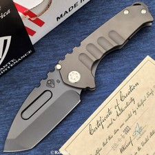 Medford Praetorian Genesis T S35VN PVD Tanto Blade PVD Coated Titanium Handles picture