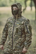 Ukrainian Military Softshell Jacket – Pixel Camo – Tactical Waterproof S-3XL picture
