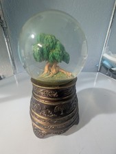 Taylor Swift Life Was a Willow Snow Globe (Gold) w/ Music Evermore Era  picture