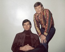ADAM-12 stars off camera Martin Milner Kent McCord 1970's Hollywood era Poster picture
