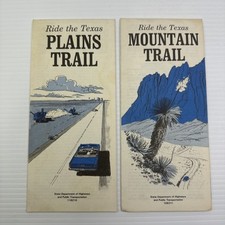 Ride the Texas Plains Trail & Mountain Trail Texas State Department of Highways picture