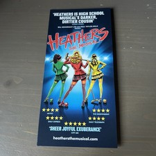 HEATHERS THE MUSICAL 2026 UK Tour Theatre Flyer Handbill picture