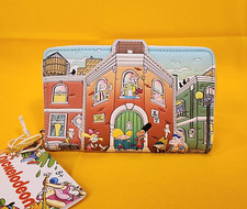 Loungefly Nickelodeon Hey Arnold Sunset Arms Boarding House Zip Around Wallet picture