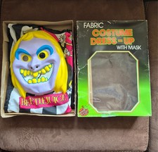 VTG 1989 Ben Cooper Beetlejuice Halloween costume complete in box *read* large picture