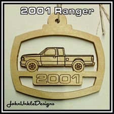 2001 Ford Ranger super cab wood ornament picture