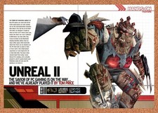 2002 Unreal II PC Original Advertisement / Retro Promo vr3 picture