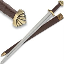 Honshu Historic Forge Viking Sword | Carbon Steel | Wooden Scabbard | 38 1/2
