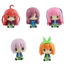 5Pcs The Quintessential Quintuplets Mini Anime Figure Set Nakano Sisters 4-5cm picture