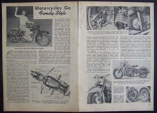 Indian Scout & Harley Davidson 1949 test article review picture
