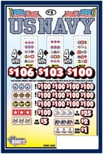 NEW pull tickets NAVY - Instant Tabs picture