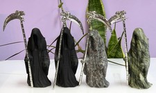 Wholesale Lot 4 PCs 11cm Natural Mixed Crystal Grim Reaper Healing Energy picture
