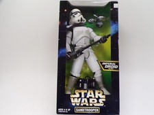 STAR WARS 1997 SAND TROOPER IMPERIAL DROID INCLUDED FULLY POSEABLE ACTION COLLEC picture