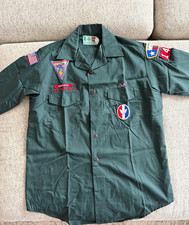 Vintage 1971 BSA Leadership Shirt Eagle Scout USA Contingent Lady Liberty picture