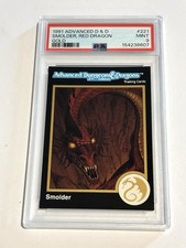 1991 TSR Advanced Dungeons & Dragons Gold #221 Smolder PSA 9 Larry Elmore Dragon picture