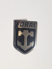 New Dave Foral Skanchor Shield Pin Dirty Heads Black & Silver Chrome picture