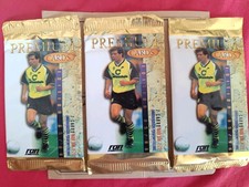 1995/96 Panini Premium Football Cards 3 Pouches Lot New Sealed Vintage picture