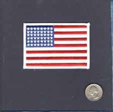 48 STAR US 2.5 x 3.5 United States Flag WW2 KOREA NAVY USMC USAF Squadron Patch picture