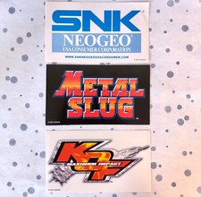 King of Fighters, Metal Slug, Neo Geo e3 2004 Promo Stickers x3 SNK PS2 KOF READ picture
