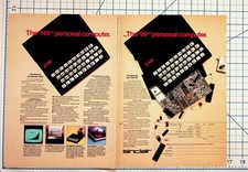 Vintage Sinclair ZX81 Computer Ad Ephemera 1980s Retro Personal Computing picture