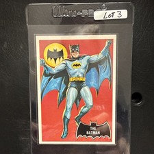1989 Topps Batman Deluxe Reissue 1966 Reprint #1 The Batman HOT  picture