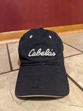 Cabela's 50th Anniversary Cap Hat Lid Strap Back Black One Size Fits Most picture