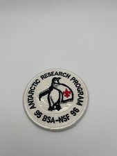 EXTREMELY RARE BSA NSF BOY SCOUTS ANTARCTIC RESEARCH PROGRAM 1995-1996 PATCH picture