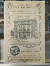 Antique St Louis Missouri Souvenir Advertising Booklet Railroad Worlds Fair 1904 picture