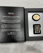 Vintage 2012 500 Million Individually Serialized 2625 Armor Zippo Lighter New picture