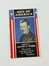 Alvin York General Pershing 1929 Evening Bulletin Men of America Booklet I22 picture