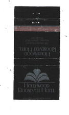 Hollywood Roosevelt Hotel   Matchcover Hollywood, CA picture