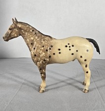 Breyer Appaloosa Model Horse Brown White Spotted Plastic Figurine Vintage picture