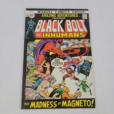 Amazing Adventures #9 Black Bolt Inhumans Magneto Marvel Comics 1971 Bronze Age picture
