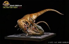 Dino Dream The Raptop Fight Jurassic World Dinosaur Statue 1/15 Model New Stock picture
