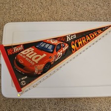 Budweiser NASCAR Ken Schrader 1995 Collectible Pennant Red 29