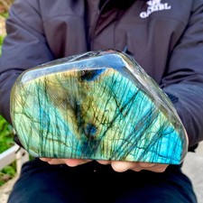 2.64LB Natural elongated stone Madagascar polished crystal healing stone picture