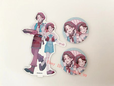 3Pcs/set Identity V Puppeteer Matthias Czernin Acrylic Figure Model & Badge picture