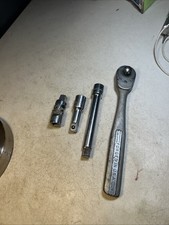 Craftsman - Vintage =V= 1/2” Drive Ratchet Plus Joint Adapter -V- 4425 Plus More picture